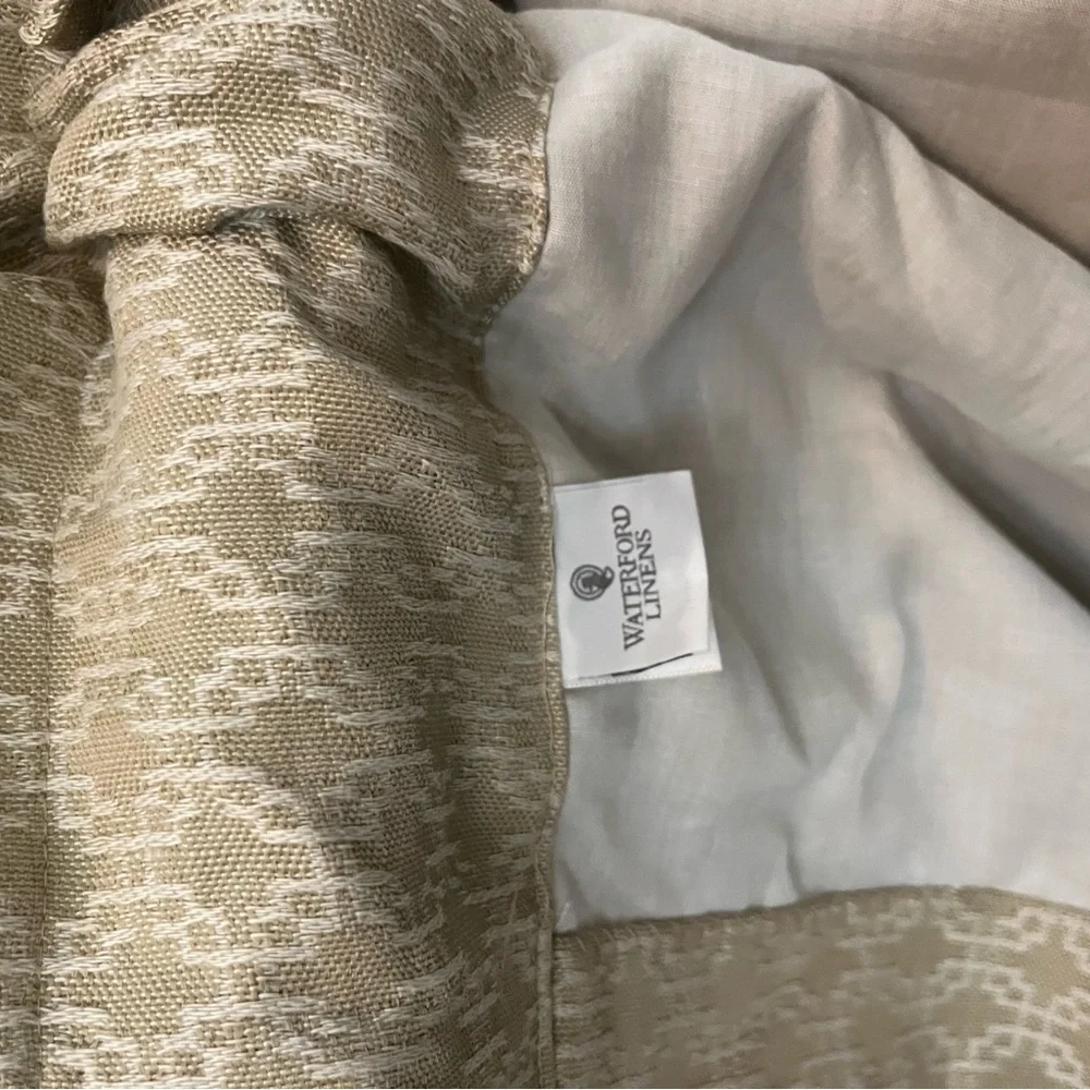 Waterford Neutral Beige Textured Curtain Panel